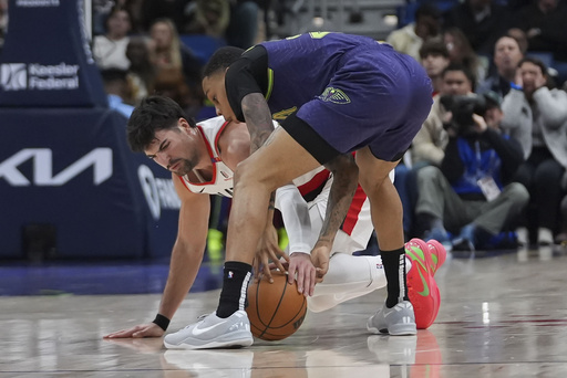 Deni Avdija tallies 26 points in Trail Blazers’ 119-100 victory over the Pelicans.