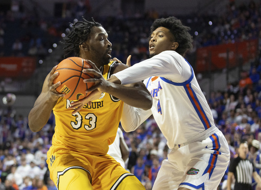 Grill nets 22 points as Missouri shocks No. 5 Florida 83-82, halting their 16-game home win streak.