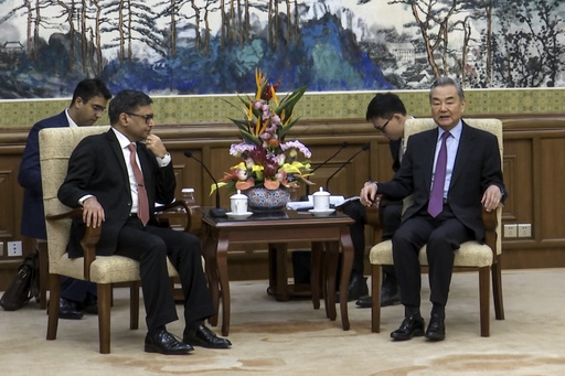 Chinese and Indian officials advocate for improved relations while avoiding references to the border conflict.