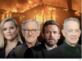 CELEBRITY HOMES AT MAJOR RISK AS FIRE SPREADS