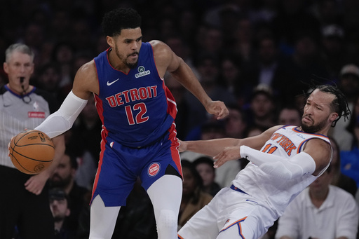 Cunningham nets 36 points as the rising Pistons defeat the Knicks once more, 124-119