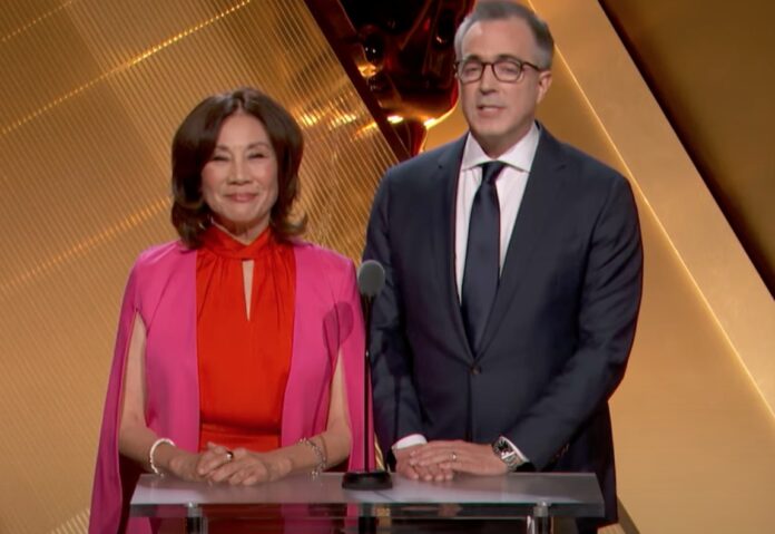 2025 Oscar nominations announced: Bowen Yang and Rachel Sennott (Photo: Good Morning America/video)