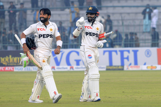 West Indies bowlers restrict Pakistan to 230 on a spinning pitch in the opening Test match.