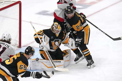 Pinto nets two goals as Senators dominate Penguins with a quick 5-0 victory