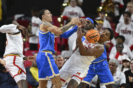 Maryland defeats No. 22 UCLA 79-61; Bruins’ coach Cronin thrown out with 5:11 left in the game.