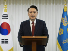 FILE - In this photo provided by the South Korean President Office, the country's President Yoon Suk Yeol speaks at the presidential residence in Seoul, South Korea, Dec. 14, 2024. (South Korean Presidential Office via AP, File)