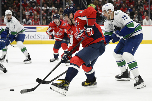 Pierre-Luc Dubois nets a pair as Capitals overcome Canucks 2-1 in OT