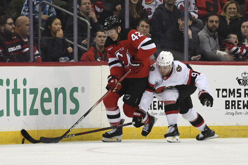 Forsberg stops 25 shots as Senators edge Devils 2-1 for the win