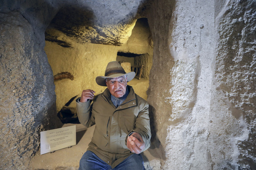 Egypt reveals historic tombs carved into rock and burial shafts in Luxor