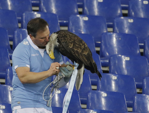 Lazio soccer team terminates falconer’s contract over explicit penis implant photos shared online.