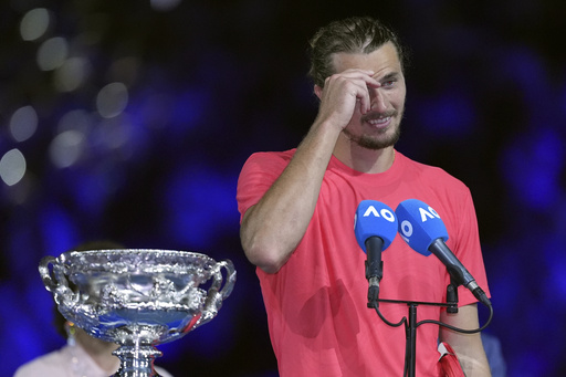 During the trophy presentation, past accusers of Australian Open finalist Zverev’s names were vocalized.