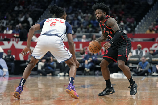 Raptors dominate struggling Wizards 106-82 to secure fifth consecutive win