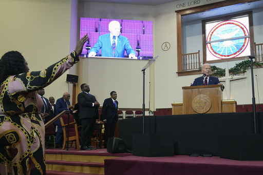 Biden calls on Americans to maintain their hope during his last complete day as president in South Carolina.