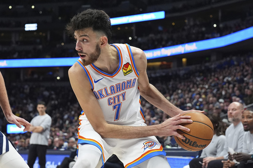 Thunder’s Chet Holmgren out for a minimum of three additional weeks due to hip fracture recovery