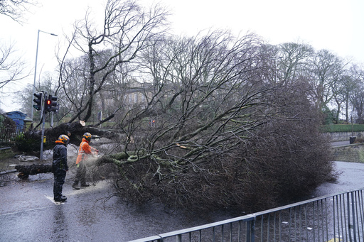 Ireland and UK recover from record-breaking winds and destruction caused by Storm Éowyn