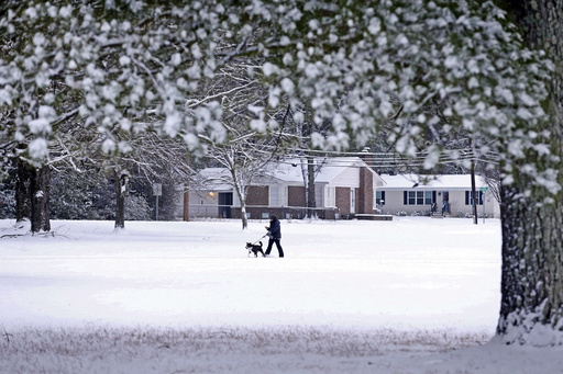 Intense winter storm that blanketed the South in snow continues to hold on with frigid conditions.