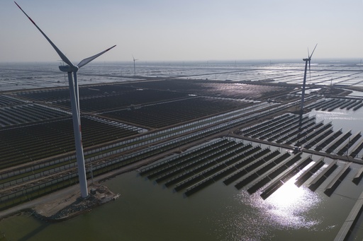 China achieved unprecedented growth in wind and solar energy installations in 2024.