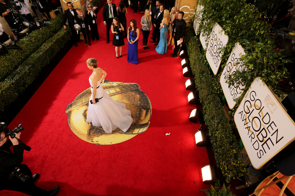 BEVERLY HILLS, CA - JANUARY 12:  71st ANNUAL GOLDEN GLOBE AWARDS -- Pictured: A general view of atmosphere at the 71st Annual Golden Globe Awards held at the Beverly Hilton Hotel on January 12, 2014 --  (Photo by Mark Davis/NBC/NBCUniversal via Getty Images)