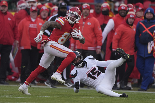 Kris Boyd of the Texans throws helmet, receives penalty, and pushes coach on first play against the Chiefs.