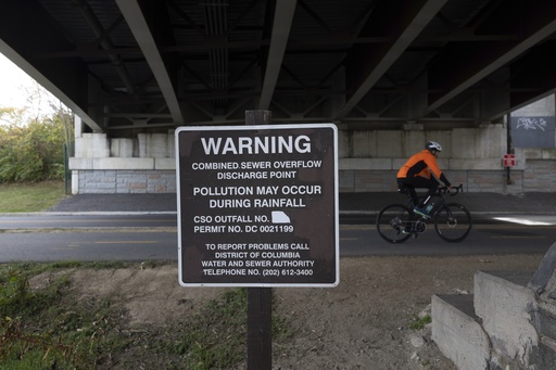 Washington, D.C. files lawsuit against federal authorities concerning Anacostia River pollution.