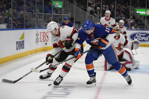 Merilainen and Gaudette propel Senators to a 2-0 victory over Islanders