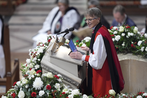 During the first prayer service, bishop urges Trump for compassion towards LGBTQ+ individuals and migrants