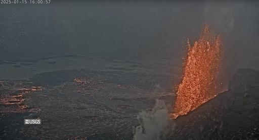 Enthusiastic crowds gather to witness breathtaking lava fountains from Kilauea’s eruption in Hawaii