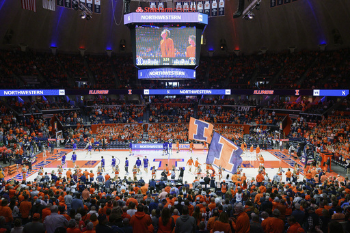 Kylan Boswell records 17 points, leading No. 17 Illinois to a victory over Northwestern, 83-74.