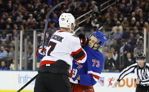 Shesterkin stops 20 shots as Rangers defeat Senators 5-0