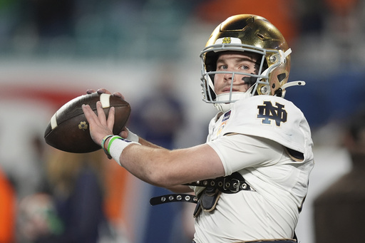 For Notre Dame’s quarterback Leonard, the focus was on the championship ring over financial gain. He now awaits his title-game rival.