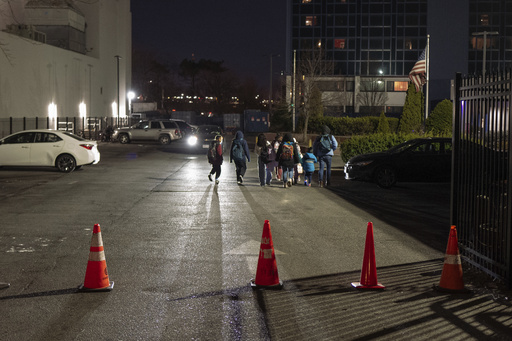 New York City closes large migrant tent facility at a distant former airstrip.