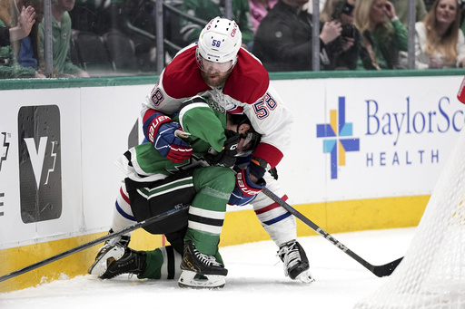 Newhook and Dobes lead the charging Canadiens to a 3-1 victory against the Stars