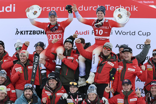 Odermatt secures first victory in Kitzbuehel with dramatic World Cup super-G performance