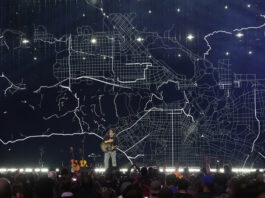 John Mayer performs during the FireAid benefit concert on Thursday, Jan. 30, 2025, at The Forum in Inglewood, Calif. (AP Photo/Chris Pizzello)