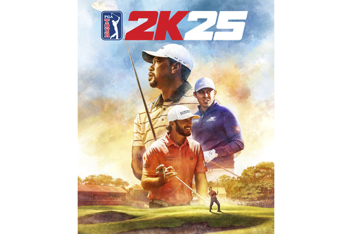 Homa, Fitzpatrick, and Woods showcased on the cover of PGA Tour 2K25