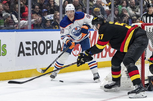 Oilers’ leader McDavid set for NHL hearing following match penalty for cross-checking