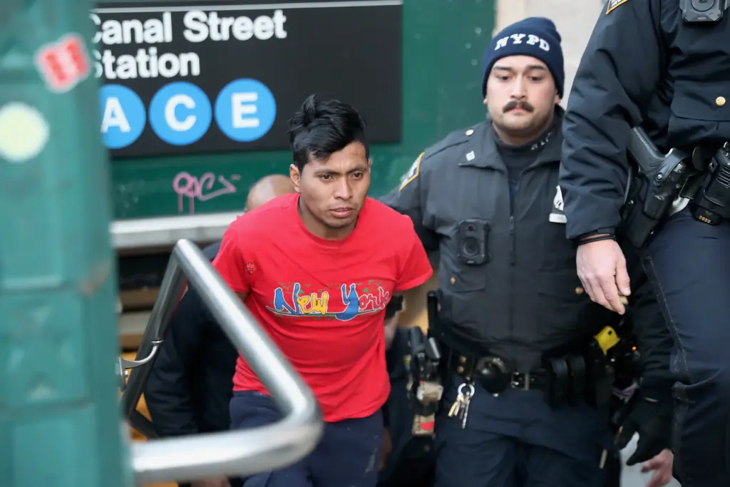 Zepata-Calil was arrested at 34th Street-Herald Square after the trio tipped off cops.
G.N.Miller/NYPost