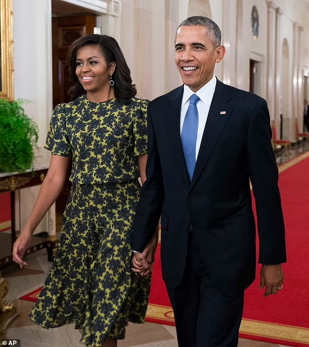 Speculation erupted that the couple (seen in 2015) was having problems after fans began to notice that Michelle has been mysteriously absent from her husband's side in recent weeks

