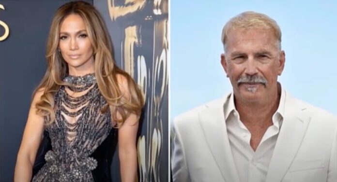 Jennifer Lopez & Kevin Costner (Photo: USA 24 NEWS/YouTube)