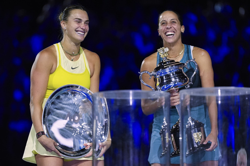 Australian Open: Aryna Sabalenka tosses her racket following defeat to Madison Keys in the championship match