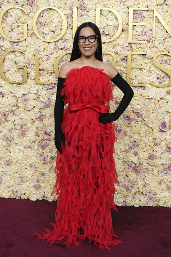 Ali Wong arrives at the 82nd Golden Globes