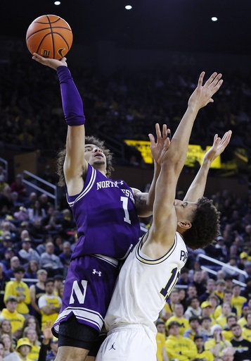 Goldin nets 31 as No. 20 Michigan triumphs over Northwestern 80-76 in overtime