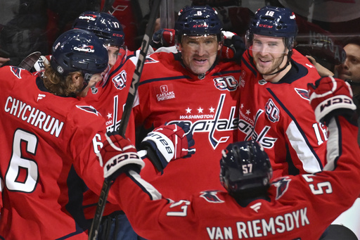 Alex Ovechkin nets his 872nd goal as Capitals triumph over struggling Rangers 7-4