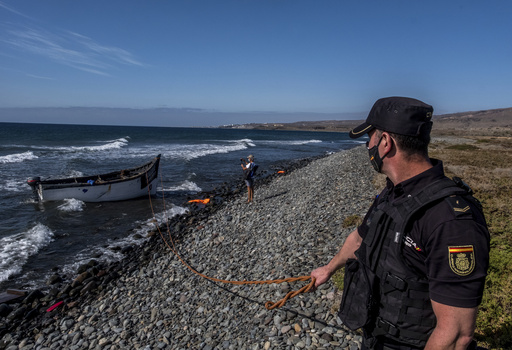 Spain reports that more than 550 migrants arrived on its Canary Islands within a span of two days.