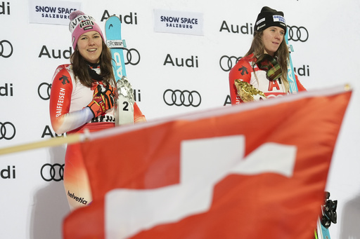 Swiss skier Rast secures second victory of her impressive season as slalom heavyweights Shiffrin and Vlhova are absent.