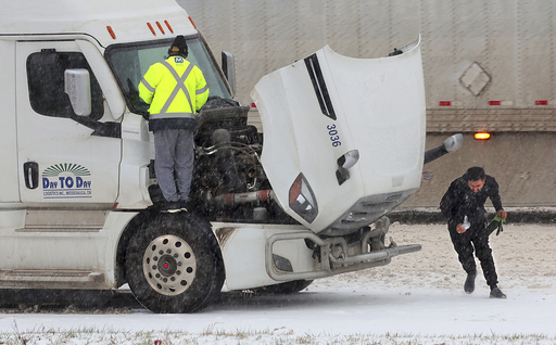 Significant snow accumulation not seen in ten years may occur as a winter storm impacts areas of the US