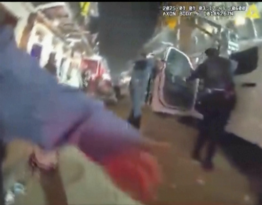 Bodycam footage reveals New Orleans shooter opened fire on police before being fatally shot.