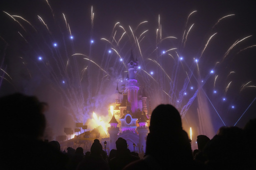 Disneyland Paris introduces an impressive evening spectacle featuring laser technology from the Paris Games.