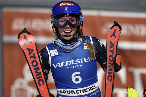 Mikaela Shiffrin secures 10th place in World Cup slalom during her return from injury, with Ljutic taking the victory.