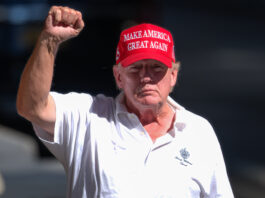 NEW YORK, NEW YORK - MAY 28: Former President Donald Trump is seen arriving to Trump Tower on May 28, 2023 in New York City. (Photo by James Devaney/GC Images)